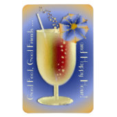 Gutes Essen, gute Freunde (anpassen) Magnet (Vertikal)