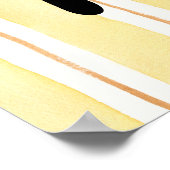 Gutes Essen gute Laune Poster (Ecke)