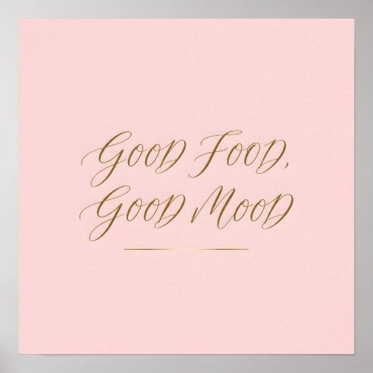 Gutes Essen, Gute Laune Poster (Vorne)