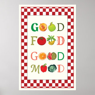 Gutes Essen Gute Laune Poster