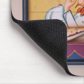 Gutes Essen Guter Wein Koch Mousepad (Ecke)