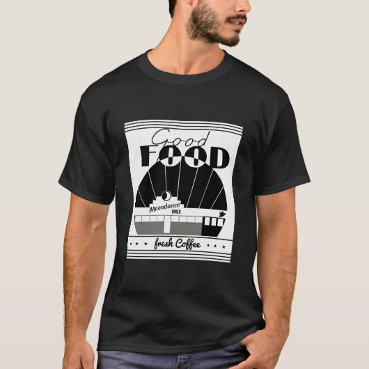 Gutes Essen Moondine Diner Fresh Coffee Shirt, Jon T-Shirt (Vorderseite)