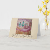 gutes Essen und gute Freunde Karte (Gelbe Blume)