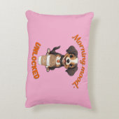 Gutes Fernsehen & Kaffee - Playful Puppy Digital A Dekokissen (Rückseite(Vertikal))