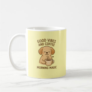 Gutes Fernsehen & Kaffee - Playful Puppy Digital A Kaffeetasse