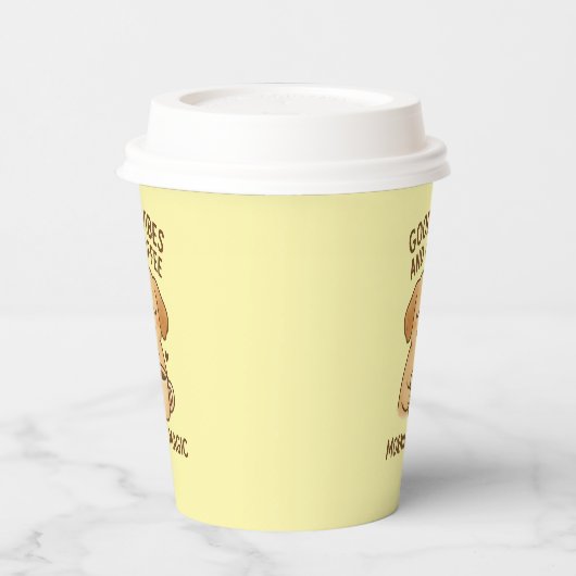 Gutes Fernsehen & Kaffee - Playful Puppy Digital A Pappbecher (Links)