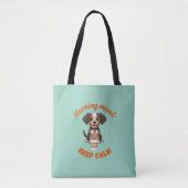 Gutes Fernsehen & Kaffee - Playful Puppy Digital A Tasche (Vorderseite)