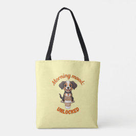 Gutes Fernsehen & Kaffee - Playful Puppy Digital A Tasche