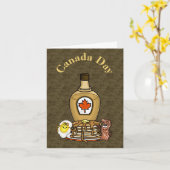 Gutes Frühstück für die Canada Day Card Karte (Gelbe Blume)
