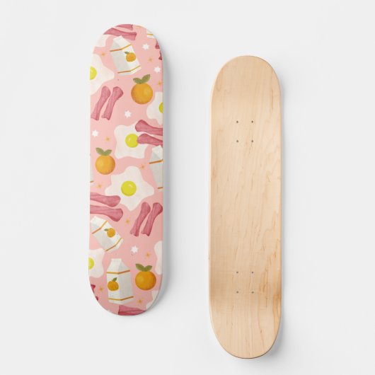 Gutes Frühstück Skateboard (Vorderseite)