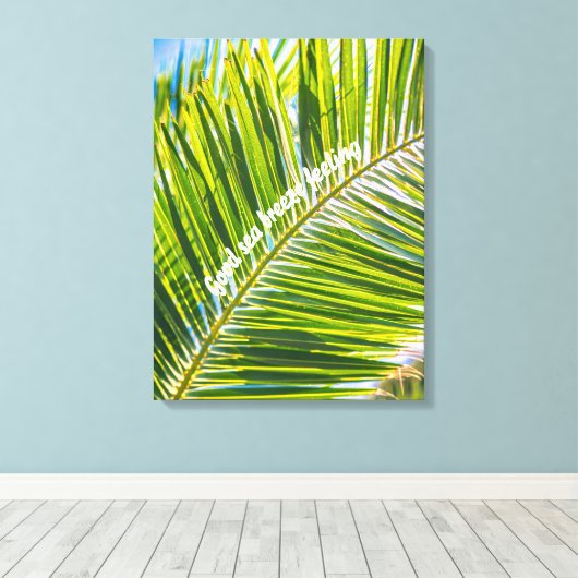 Gutes Gefühl Leinwanddruck (Insitu (Holzboden))