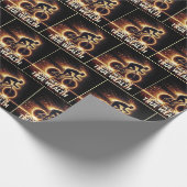 Gutes Gesundheitspaket mit Neonradfahrern Geschenkpapier (Ecke)