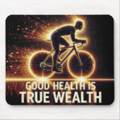 Gutes Gesundheitspaket mit Neonradfahrern Mousepad (Vorne)