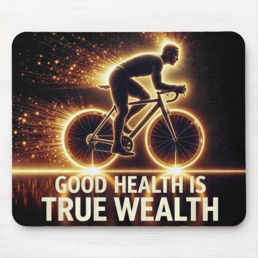 Gutes Gesundheitspaket mit Neonradfahrern Mousepad (Vorne)