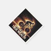 Gutes Gesundheitspaket mit Neonradfahrern Serviette (Ecke)