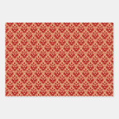 Gutes Glück 2023 Chinesisches Neujahr Red Gold Geschenkpapier Set (Vorderseite 2)