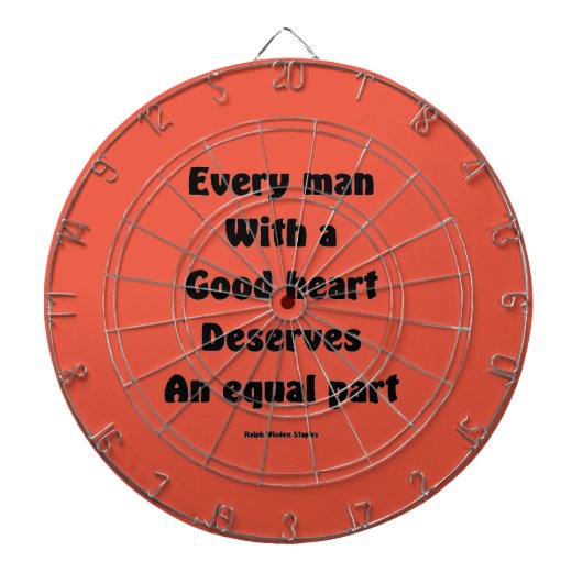 Gutes Herz Dartscheibe (vorne)