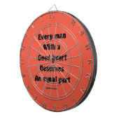 Gutes Herz Dartscheibe (Vorderseite rechts)