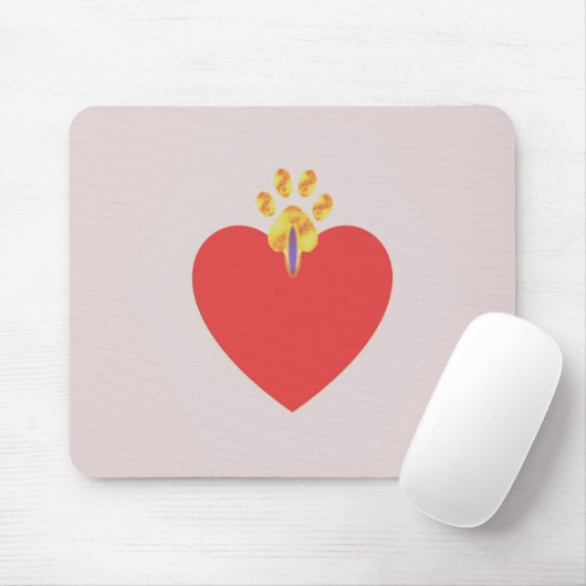 Gutes Herz Mousepad (Mit Mouse)