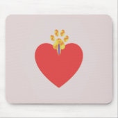 Gutes Herz Mousepad (Vorne)
