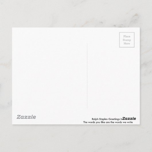 Gutes Herz Postkarte (Rückseite)