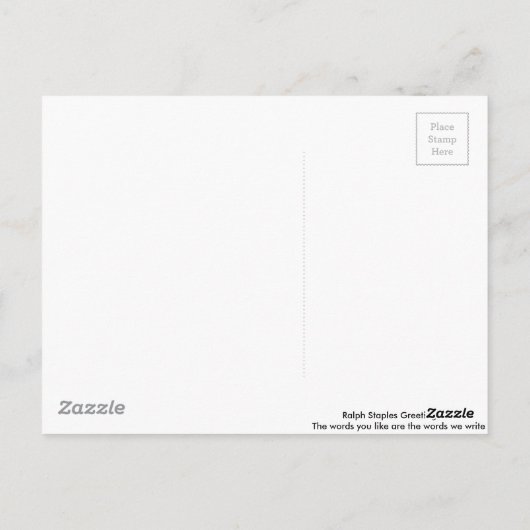 Gutes Herz Postkarte (Rückseite)