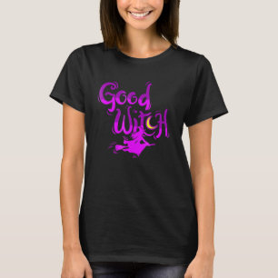 Gutes HexenHalloween, die auf dem Zimmerstock flie T-Shirt