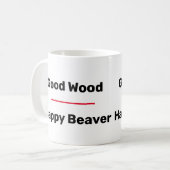 Gutes Holz Kaffeetasse (Vorderseite Links)