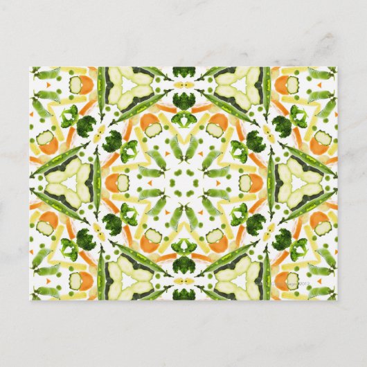 Gutes Karma und Wohl von einer gesunden Diät 3 Postkarte (Vorderseite)