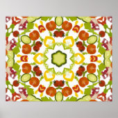 Gutes Karma und Wohlbefinden durch eine gesunde Er Poster (Vorne)