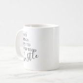 Gutes kommt denen zu, die sich trauen kaffeetasse (Vorderseite Links)