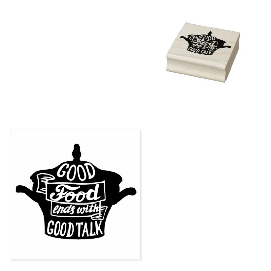 Gutes Lebensmittelangebot Gummistempel (Stempel)