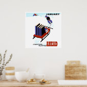 Gutes Lesen im WPA-Poster Poster (Küche)