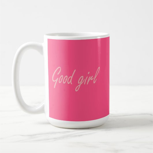 Gutes Mädchen Design Kaffeetasse (Links)
