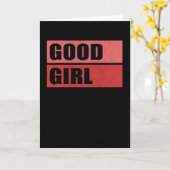 Gutes Mädchen | Girls Gift Idea Karte (Gelbe Blume)