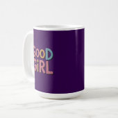 Gutes Mädchen Kaffeetasse (Vorderseite Links)