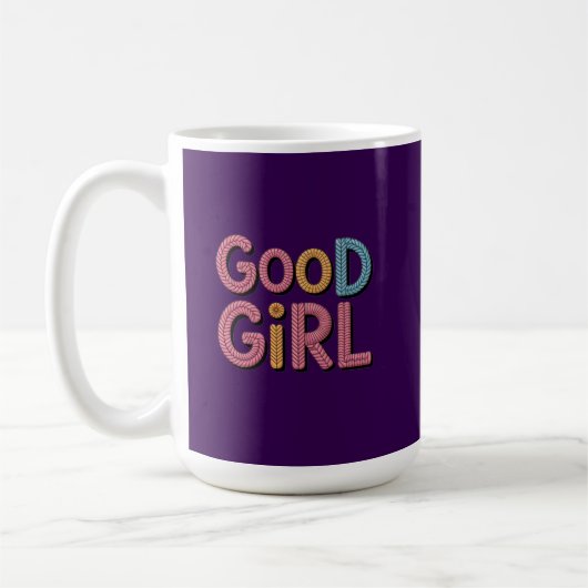 Gutes Mädchen Kaffeetasse (Links)