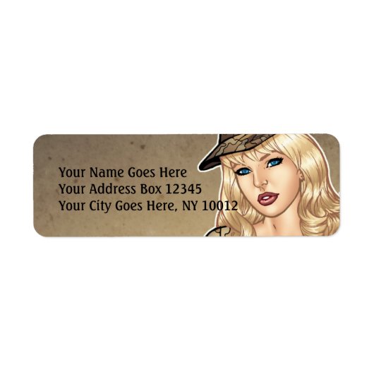 Gutes Mädchen mit einem Gun Button-up von Al Rio (Vorne)