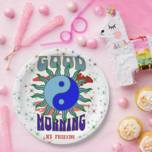 GUTES MORGEN, PAPIERPLATTE PAPPTELLER