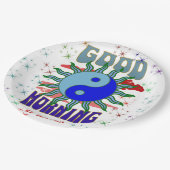 GUTES MORGEN, PAPIERPLATTE PAPPTELLER (Schrägansicht)