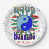 GUTES MORGEN, PAPIERPLATTE PAPPTELLER (Vorderseite)