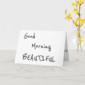 GUTES MORGEN SCHÖN..."FÜR MEINE BRÜCKE ZU SEIN" KARTE (Gelbe Blume)