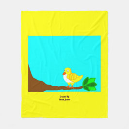 Gutes Morgengrauen Gelbbvogel Mittelgriegel Fleecedecke