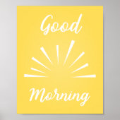Gutes Morgenposter Poster (Vorne)