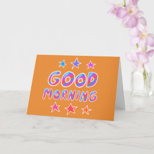 GUTES MORGENS Coole Streifen CUSTOM Karte