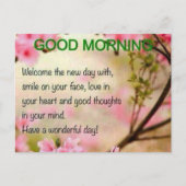 GUTES MORNING POSTKARTE (Vorderseite)