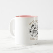 Gutes Musikleben Zweifarbige Tasse (Vorderseite Links)