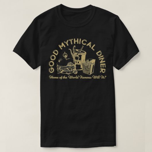 Gutes mythisches Diner T-Shirt (Design vorne)