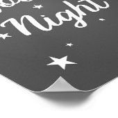 Gutes Nachtplakat Poster (Ecke)