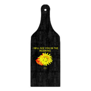 Gutes Night Sun Cutting Board Paddel Schneidebrett